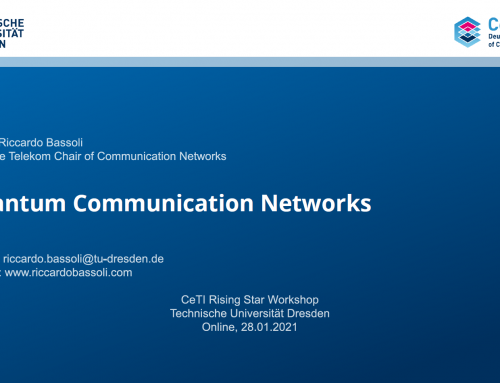 Quantum Communication Networks